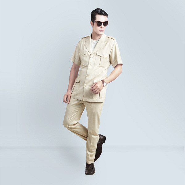 Siyaram's Men's Polycotton Unstitched Safari Suit  (Lssiyasaf55Pack1_Multicolored_2.8 Metre) : Amazon.in: Clothing &  Accessories